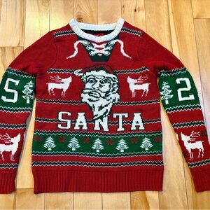 Festive Kids Santa Sweater
